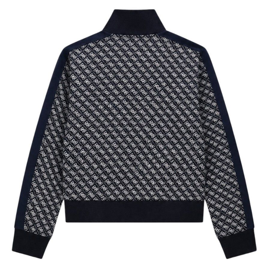 Guess Ladies Sweatshirt Jacket Blue Full-zip Maya 4g GM18880.