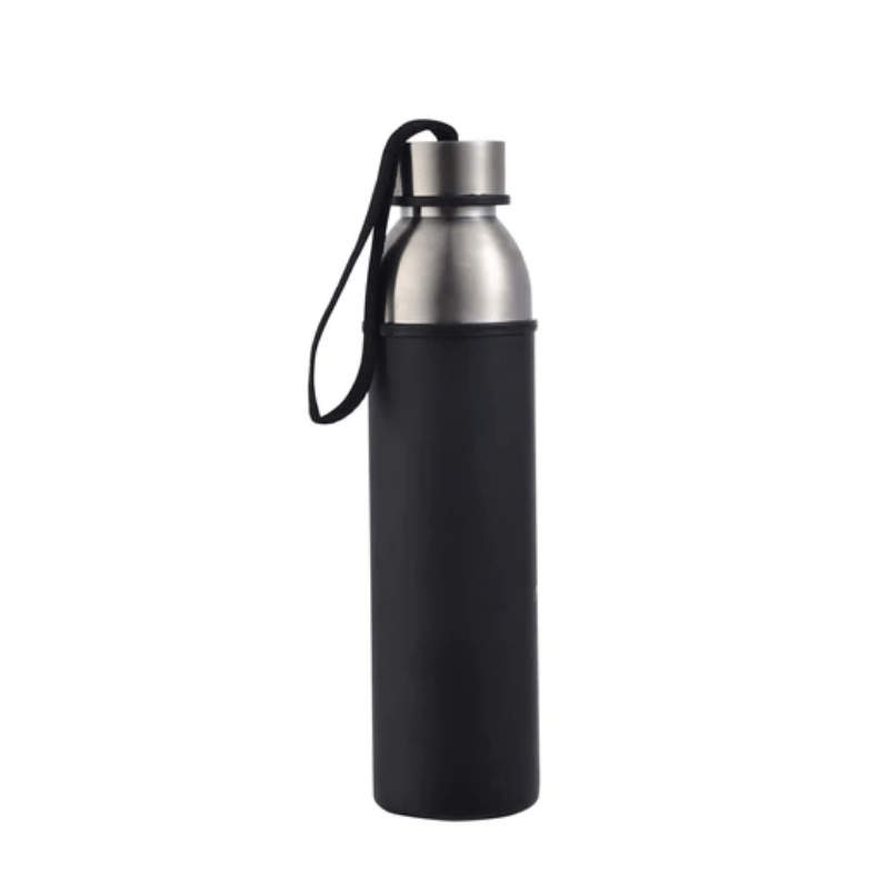 Bergner FLASK BOTTLE Bergner 570ml Stainless Steel Vacuum Bottle Black BG-37760-BL (7088985243737)