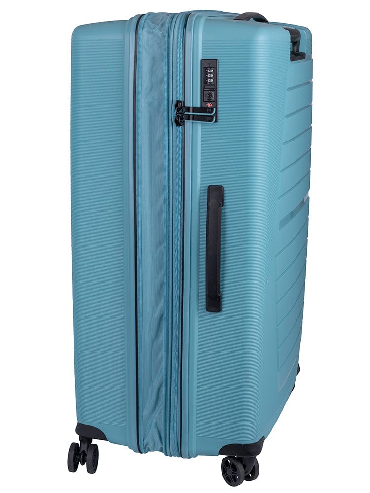 CELLINI Luggage & Bags Cellini Starlite Large 4 Wheel Trolley Case Light Blue (7497395732569)