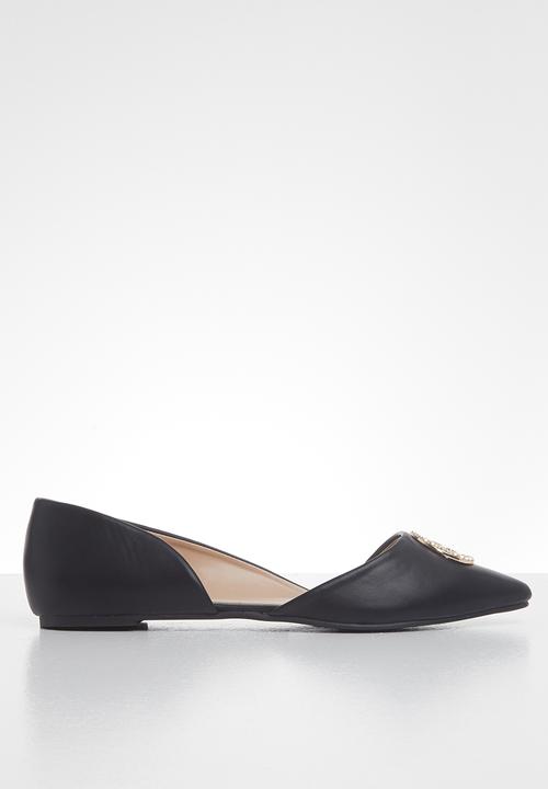 Sissy Boy LADIES SHOES Sissy Boy All Flat Remains Pump Black (6564645339225)