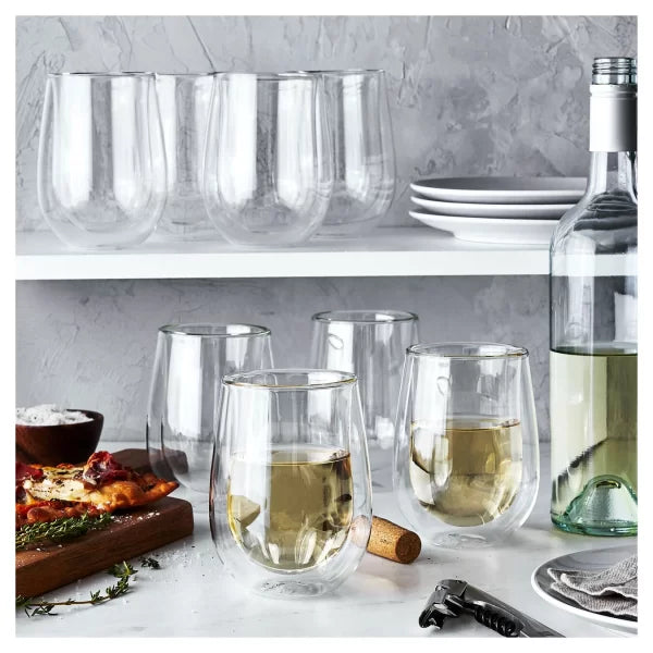 Zwilling Sorrento Double Walled White Wine Glass Set 2 Piece ZW-39500-216-0