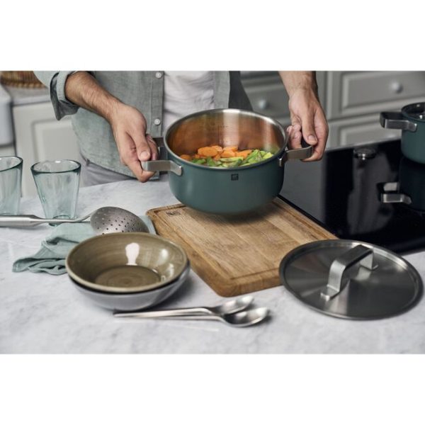 Zwilling Pure Stainless Steel Pots Set 5 Piece Green ZW-1028857