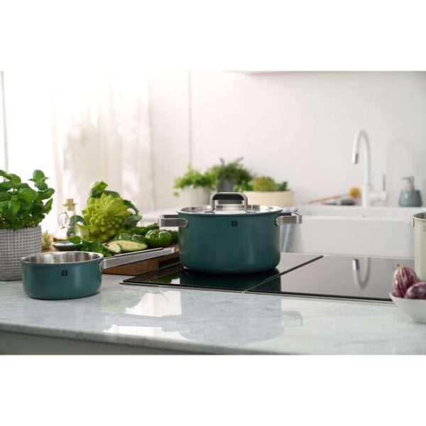 Zwilling Pure Stainless Steel Pots Set 5 Piece Green ZW-1028857