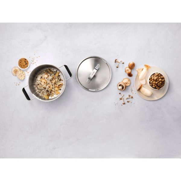 Zwilling Pure Stainless Steel Pot Set 5 Piece Ivory ZW-1028807