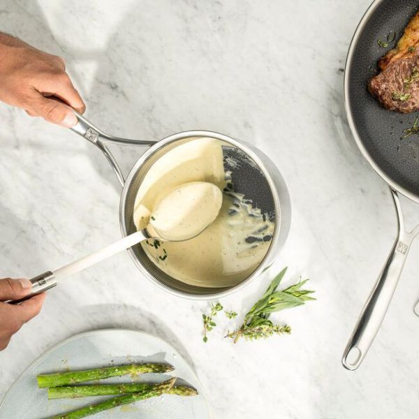 Zwilling Peak Stainless Steel Ceramic Non-Stick Coating Sauce Pan with lid 16cm ZW-1034503.
