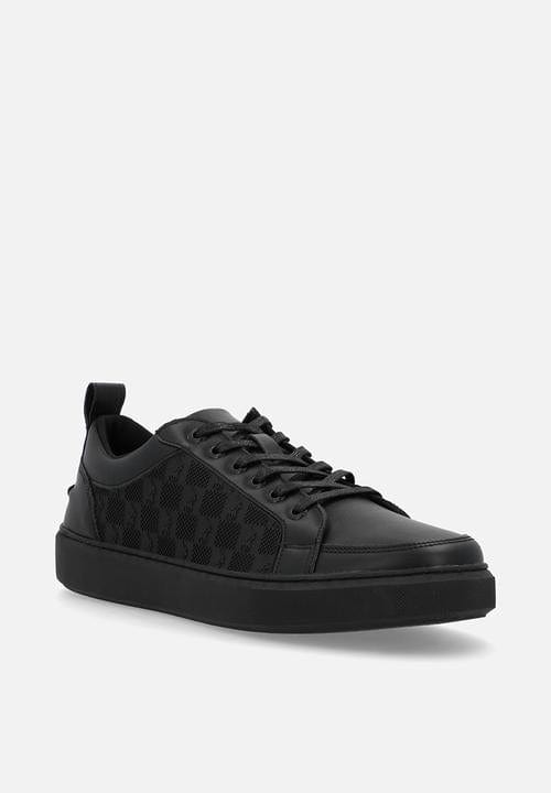 Polo Mens Sneakers Polo Block Monogram Sneaker Black