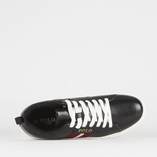 Polo Sneakers Polo Ian Side Flash Sneaker Black (7131722317913)
