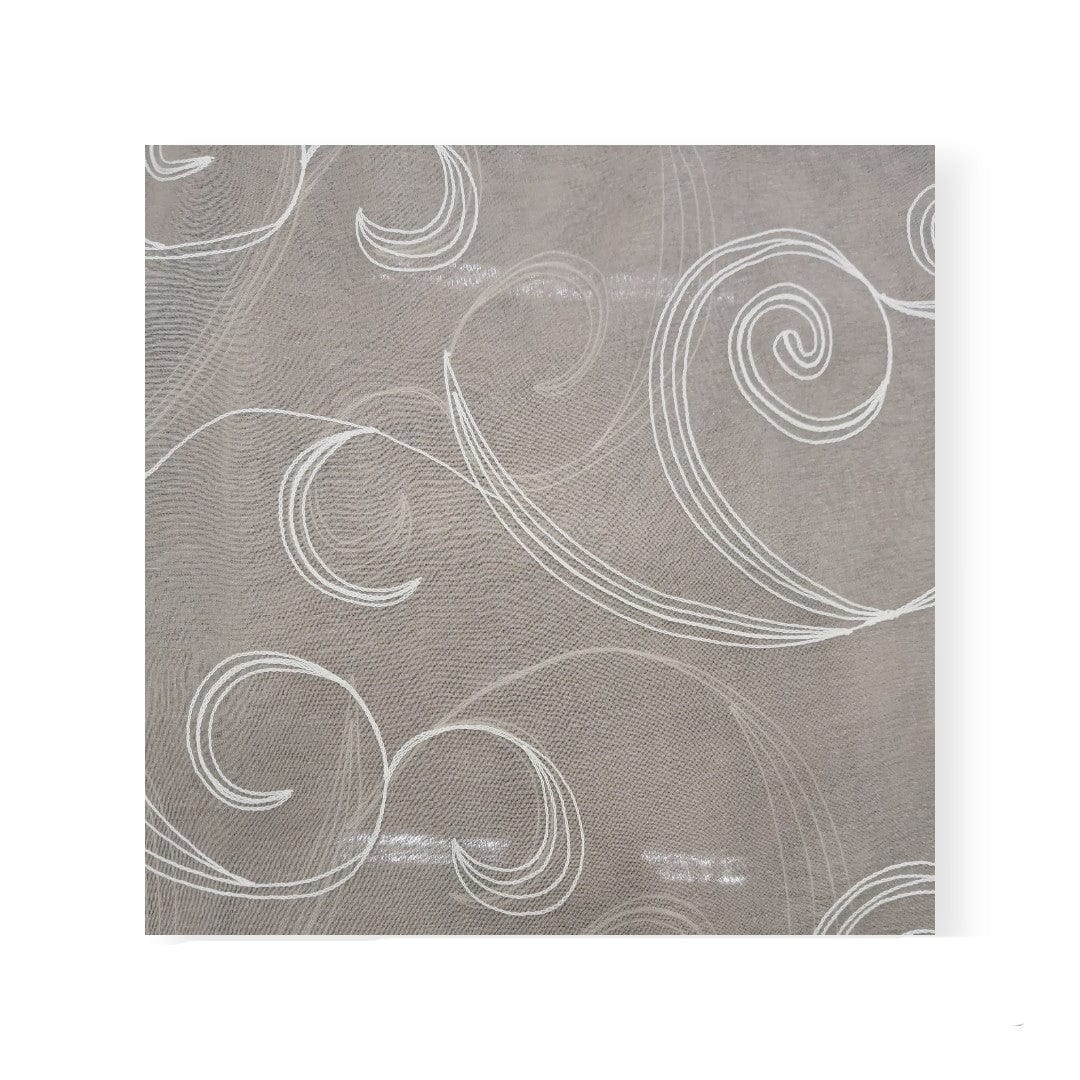 Unique Loom Lace & Voile Fabrics EMB Linen Voile 280cm 863 (7481396723801)