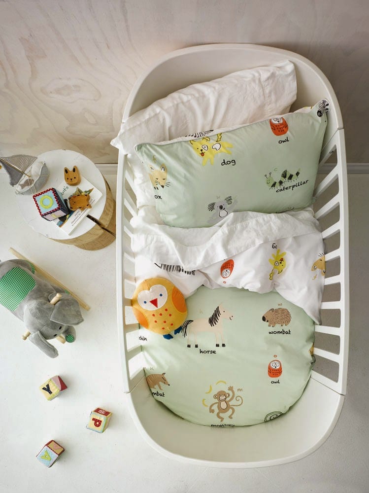 Linen House Duvet Cover Linen House Cot Multi ABC Friends Duvet Cover Set (2061830324313)