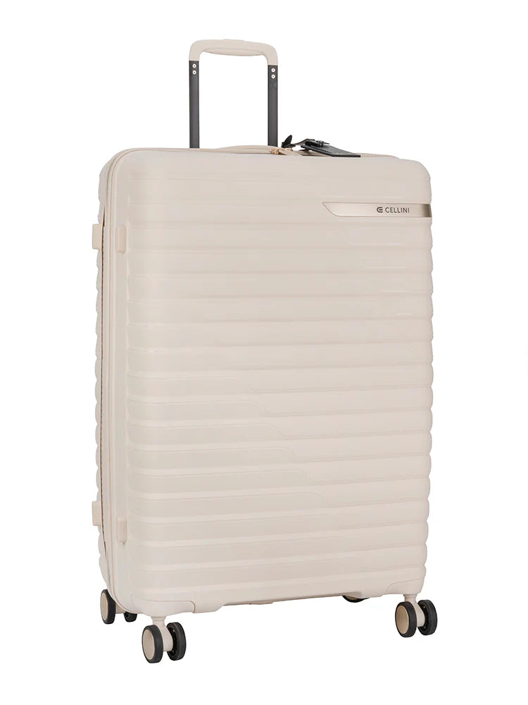 Cellini Allure 4 Wheel Carry On Trolley Off White