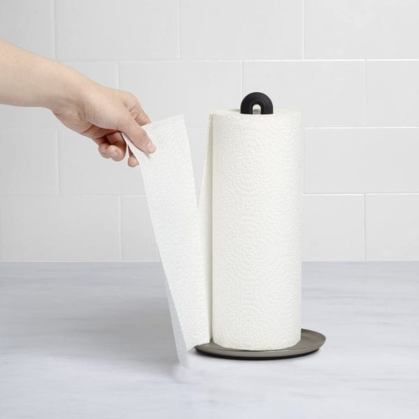 Umbra Dish Cloths Umbra Keyhole Paper Towel Holder, Black/Nickel UMB1005264047 (7399192658009)