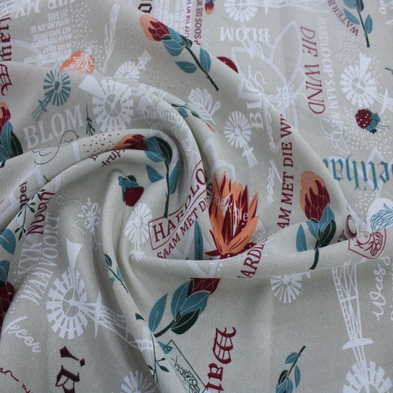 Mini Matt Printed Mini Matt DES.17 COL.8 Light Brown 150cm (7120054419545)