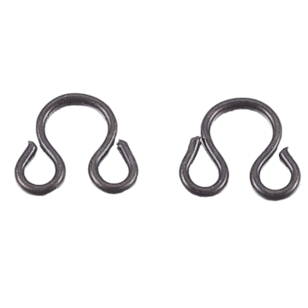 SEWING ACCESSORIES HABBY Hook & Eyes Size 2 Black