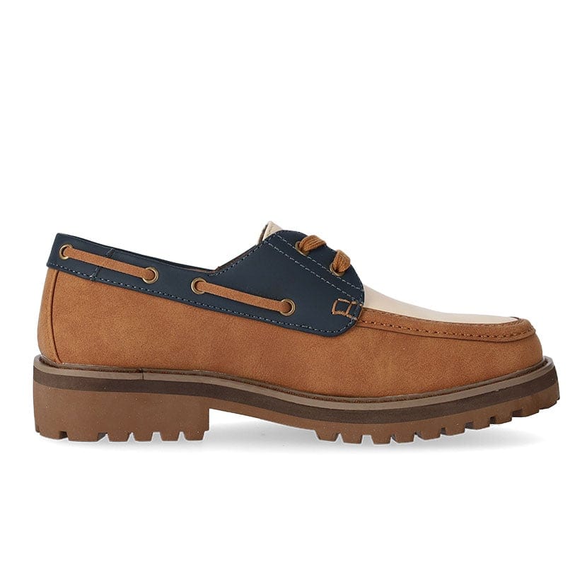 Jonathan D Shoes Jonathan D Boat Shoes Nubuck Brown/navy (7002461339737)