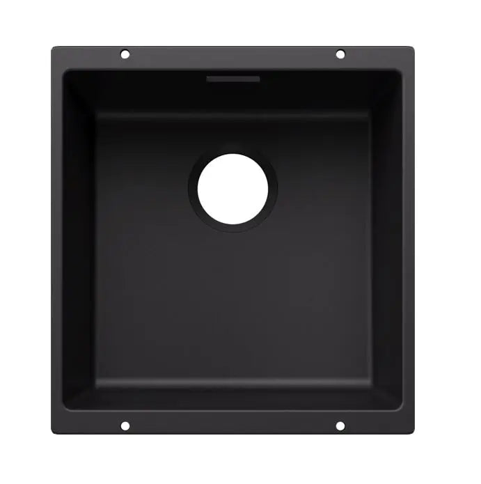 Blanco Subline 400 - Silgranite sink, 46x43 cm, black 527786.