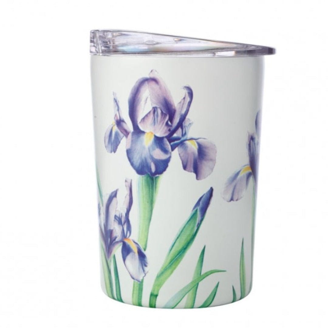 Maxwell & Williams MUG Maxwell & Williams Floriade Double Wall Insulated Cup Irises 360ml JR0153 (7149602832473)