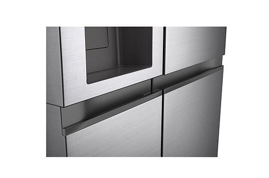 LG Refrigerators LG 617L Side by Side Fridge Platinum Silver GC-L257SLXL (7409844355161)