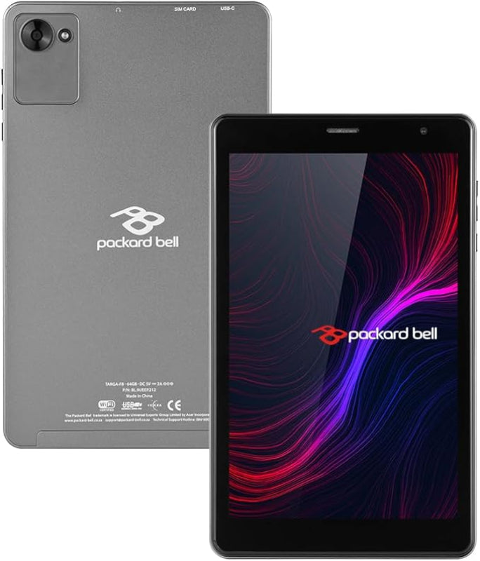Packard Bell Targa F8. 8" LTE + Wifi, 4GB + 64GB Tablet