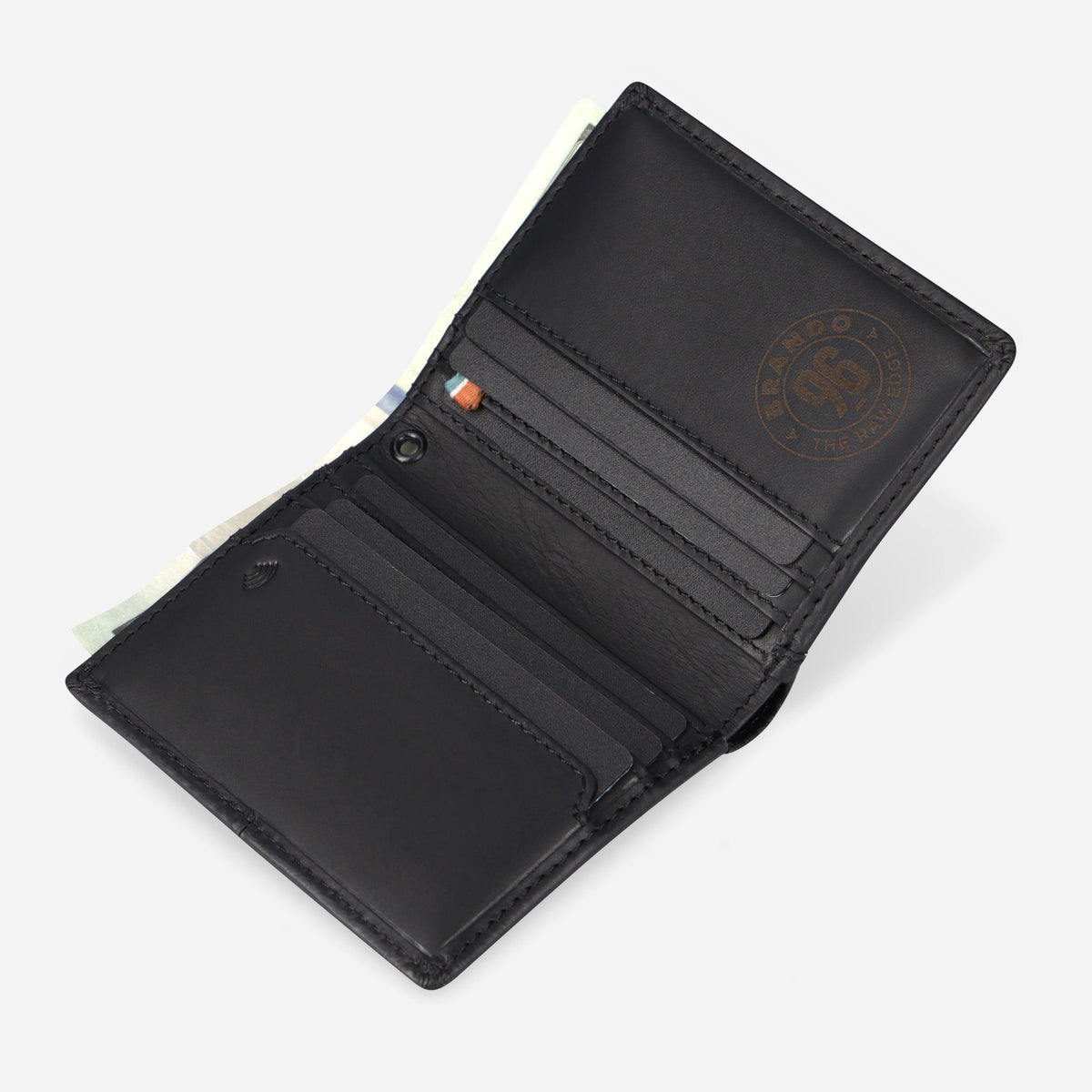 Brando Wallet Brando James Black Slim Card Wallet