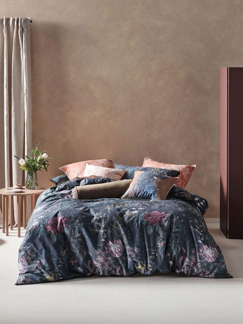 Linen House Duvet Cover Linen House Navy Acacia Garden Duvet Cover Set (6570937974873)