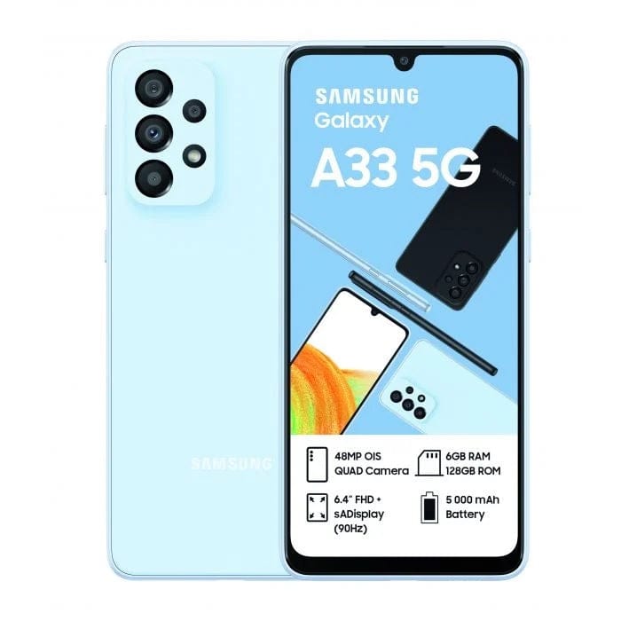 Samsung Mobile Phones Samsung Galaxy A33 5G Dual Sim Blue (7065408766041)