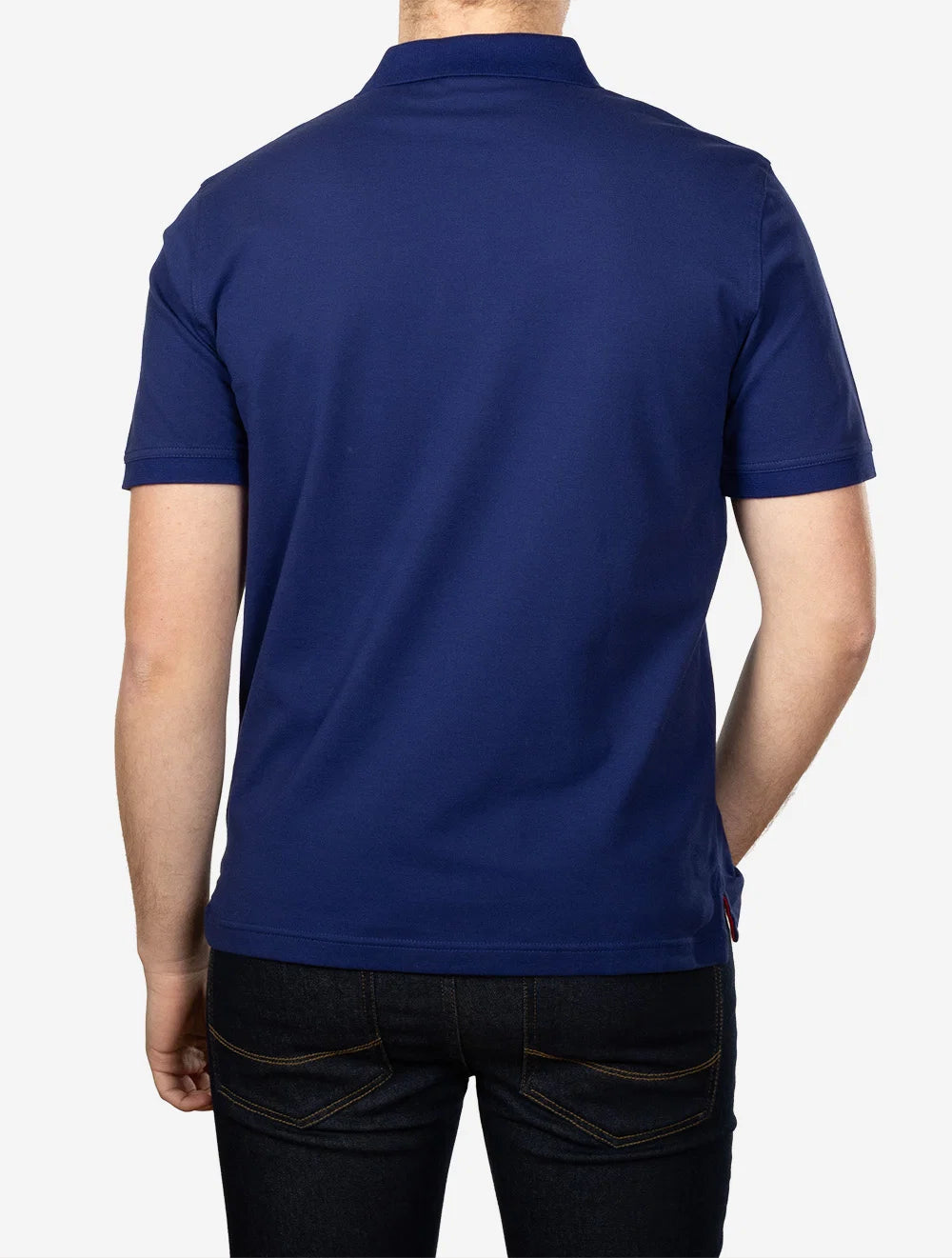 GANT Men's Regular Contrast Piqué Short Sleeve Polo Shirt-Rich Navy 356034