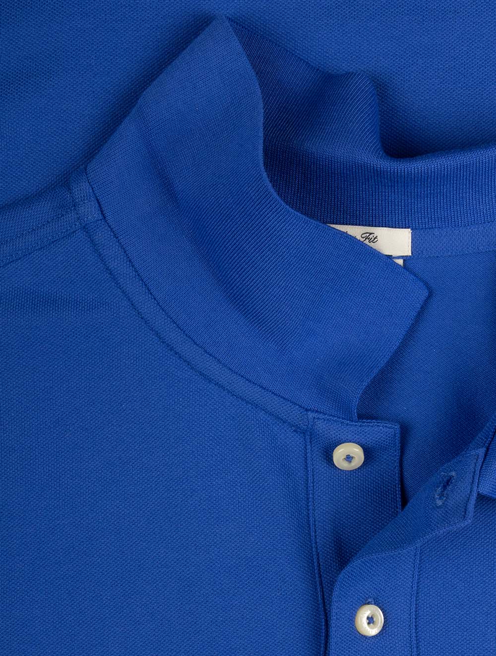 Gant Men's Regular Shield Short-Sleeve Piqué Polo-Royal Blue 355895.