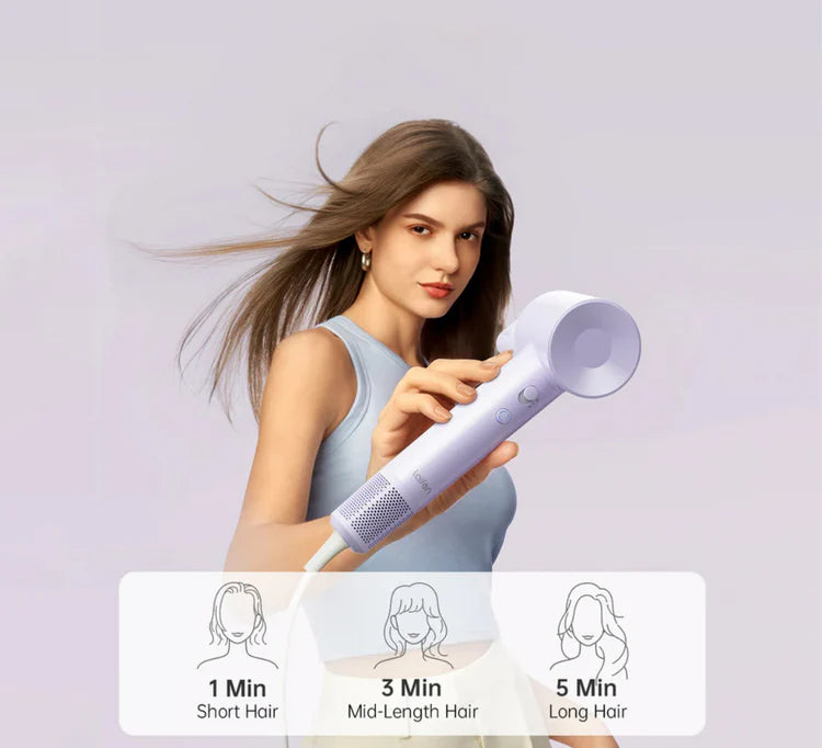 Laifen SE Lite High Performance Hairdryer Glossy Purple 1HD11-S-EU-PU-001.