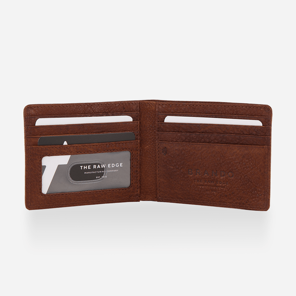 Brando Wallet TAN Brando Slim Traditional Billfold Tan (6576094609497)