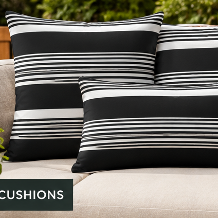 Fabric Printed Waterproof Canvas Outdoor Broad Stripe 150 cm