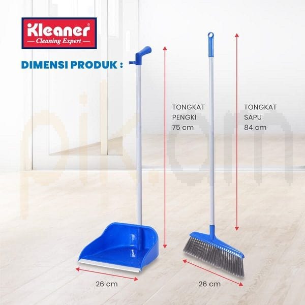Kleaner Dustpan With Broom Kleaner Dustpan and Broom Kleaner Cleaning Expert GSC004 (7893623242841)