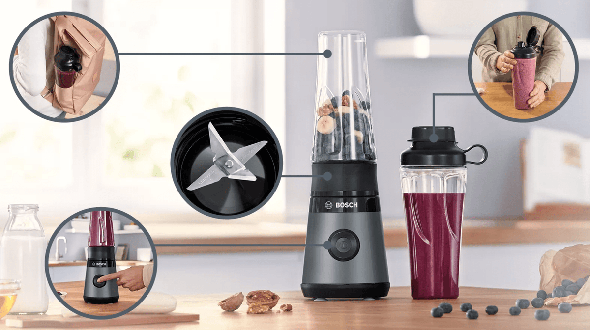 Bosch blender Bosch Blender VitaPower Serie | 2 450W Silver MMB2111S (7106743795801)