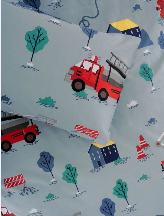 Linen House Duvet Cover Linen House Multi Fire Heroes Duvet Cover Set (2061608648793)