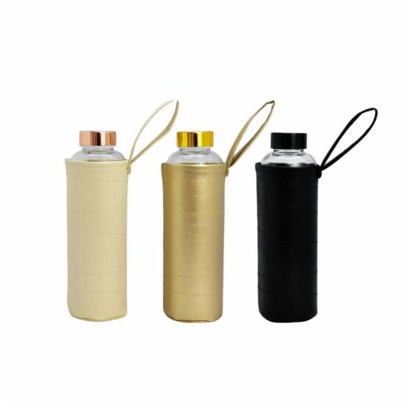 Regent Kitchen Regent Glass Bottle With PU Sleeve 600ml 26101 (4653426737241)