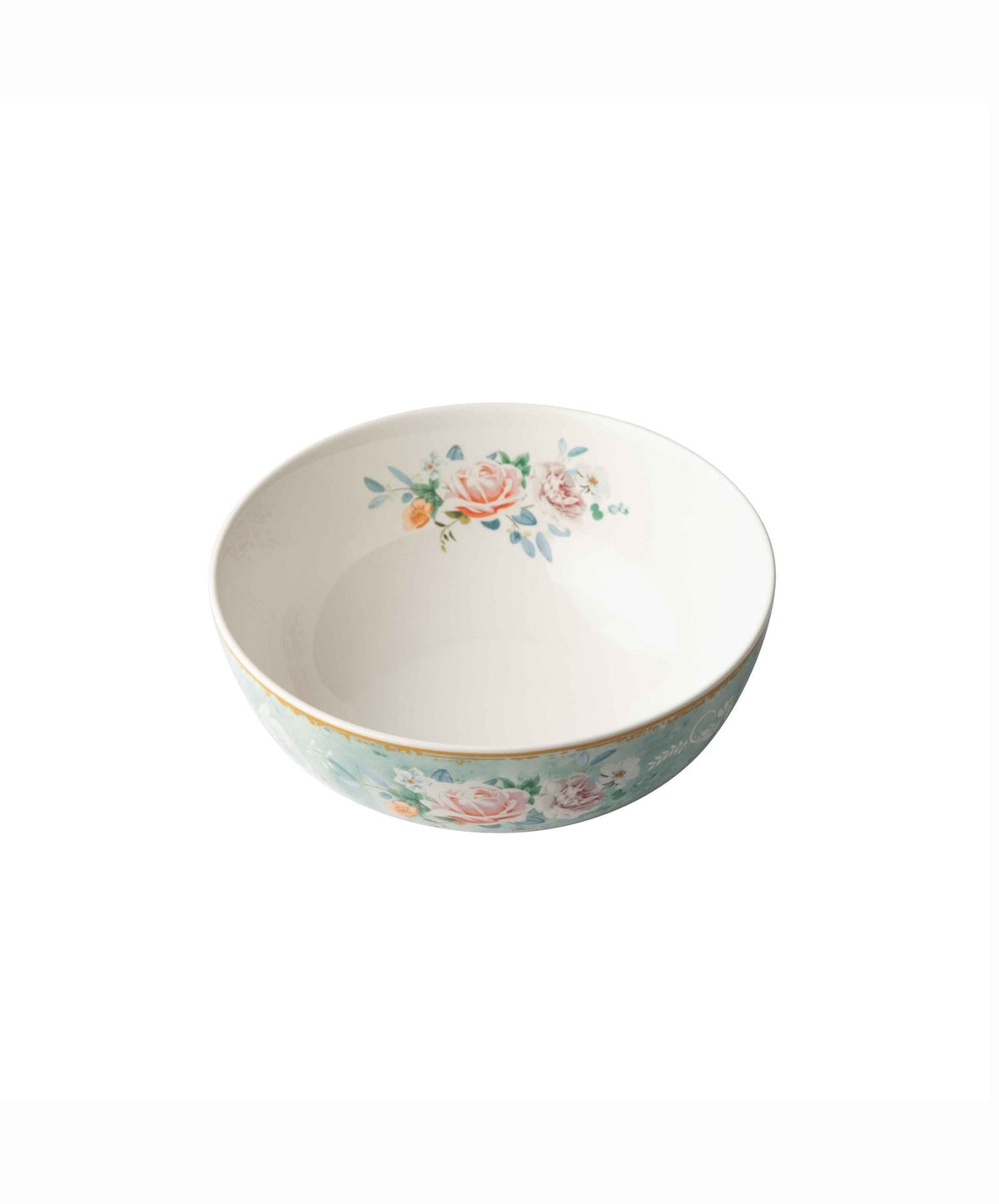 Jenna Clifford Bowls Jenna Clifford Green Floral 15cm Cereal Bowl Set Of 4 (4462810333273)