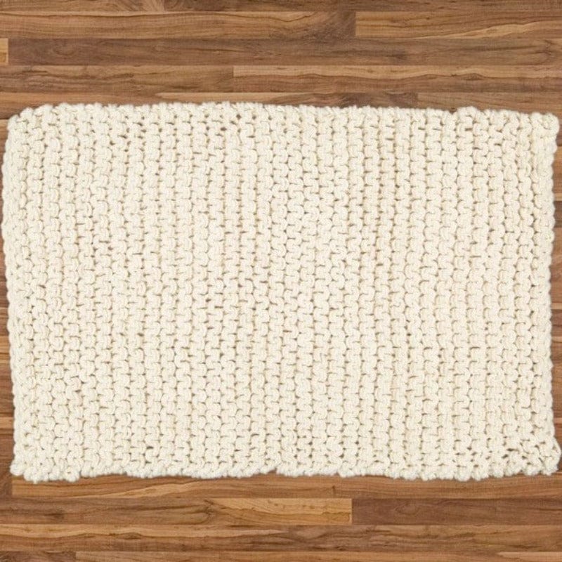 Amelia Jackson Decor Amelia Jackson Chunky Knit Bathmat Dhurrie Natural 75X120 SBED002A (2061578862681)