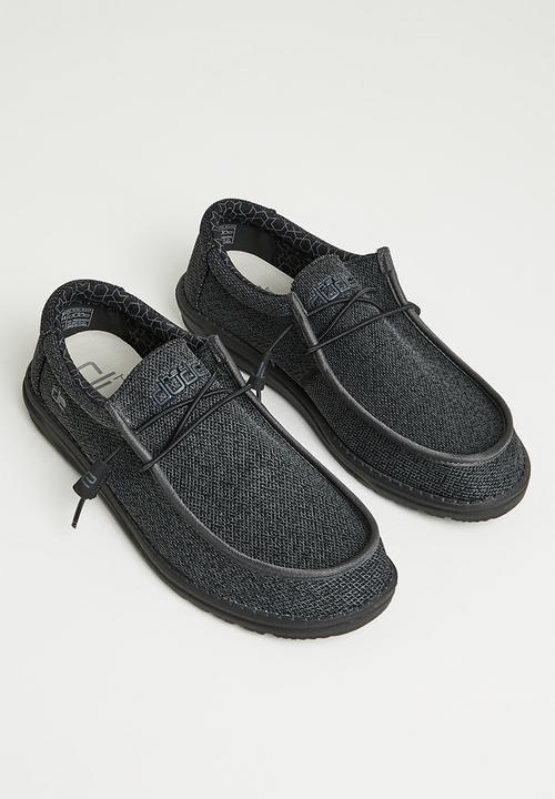 Hey Dude Casual Shoes Hey Dude Wally Sox Black (7167205408857)