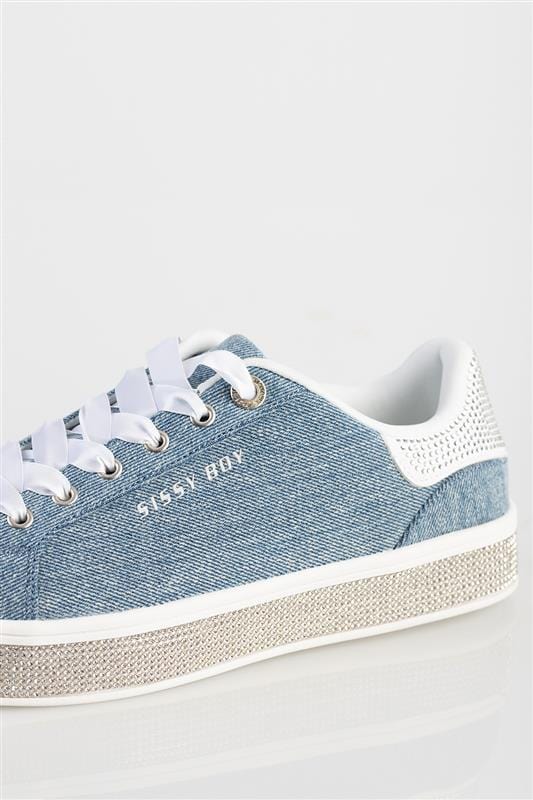 Sissy Boy LADIES SNEAKER Sissy Boy Ladies Denim Sneaker Blue (7137909637209)