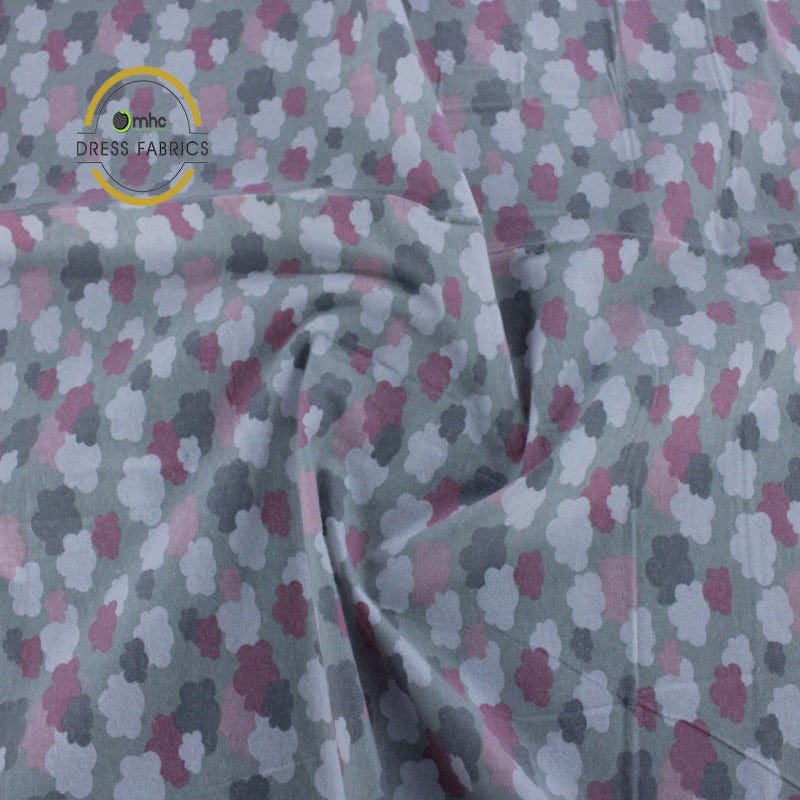 FLANNEL Dress Forms Printed Flannel Fabric Clouds 150cm (7062534029401)