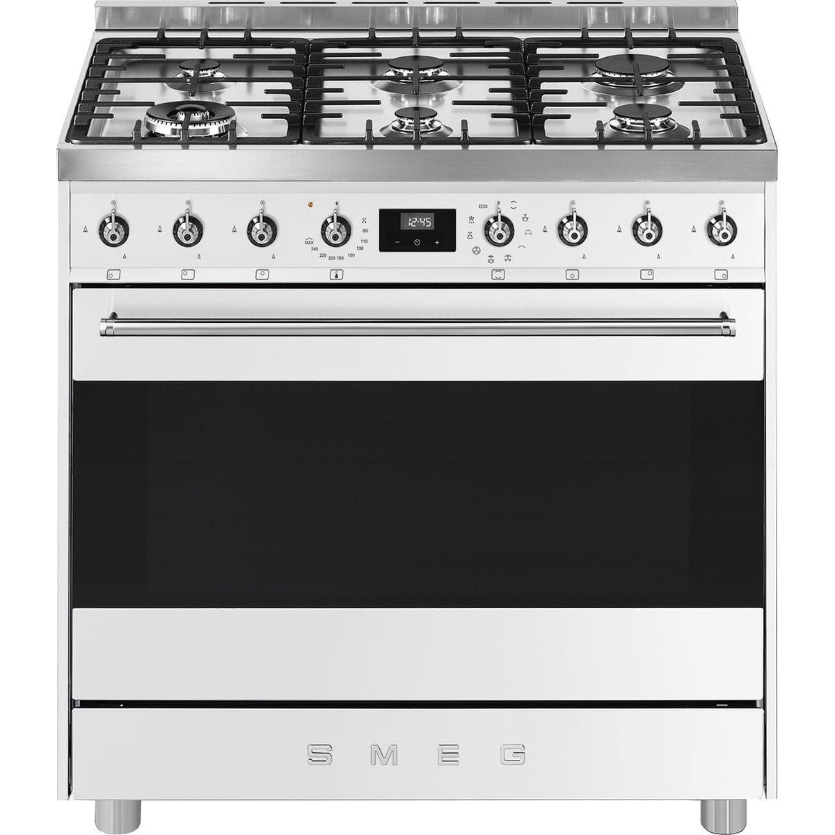 smeg Gas Stove Smeg 90cm White Gas/Electric Stove - C9MABSSA9 (7427911614553)