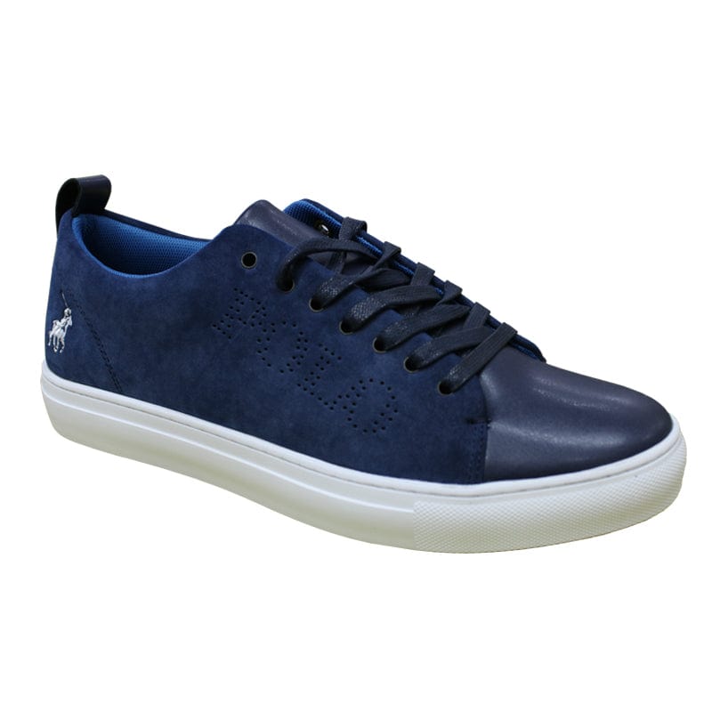 Polo Mens Sneakers 6 Polo Mens Hank Tonal Contrast Sneakers Navy (6584676909145)