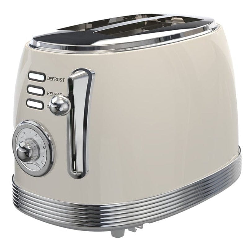 MILEX TOASTER & KETTLE Milex Retro-style Breakfast Combo Ivory MRC001IV (6954923425881)