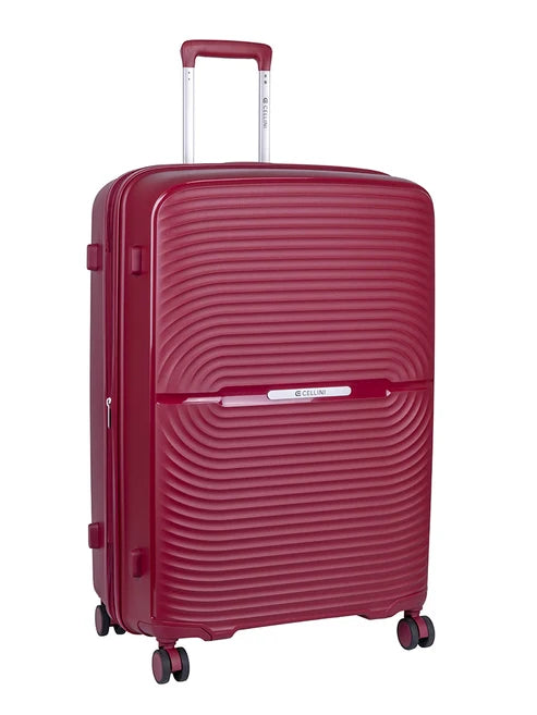 Cellini Sonic 4-Wheel Trolley Case – Burgundy