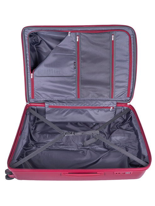 Cellini Sonic 4-Wheel Trolley Case – Burgundy