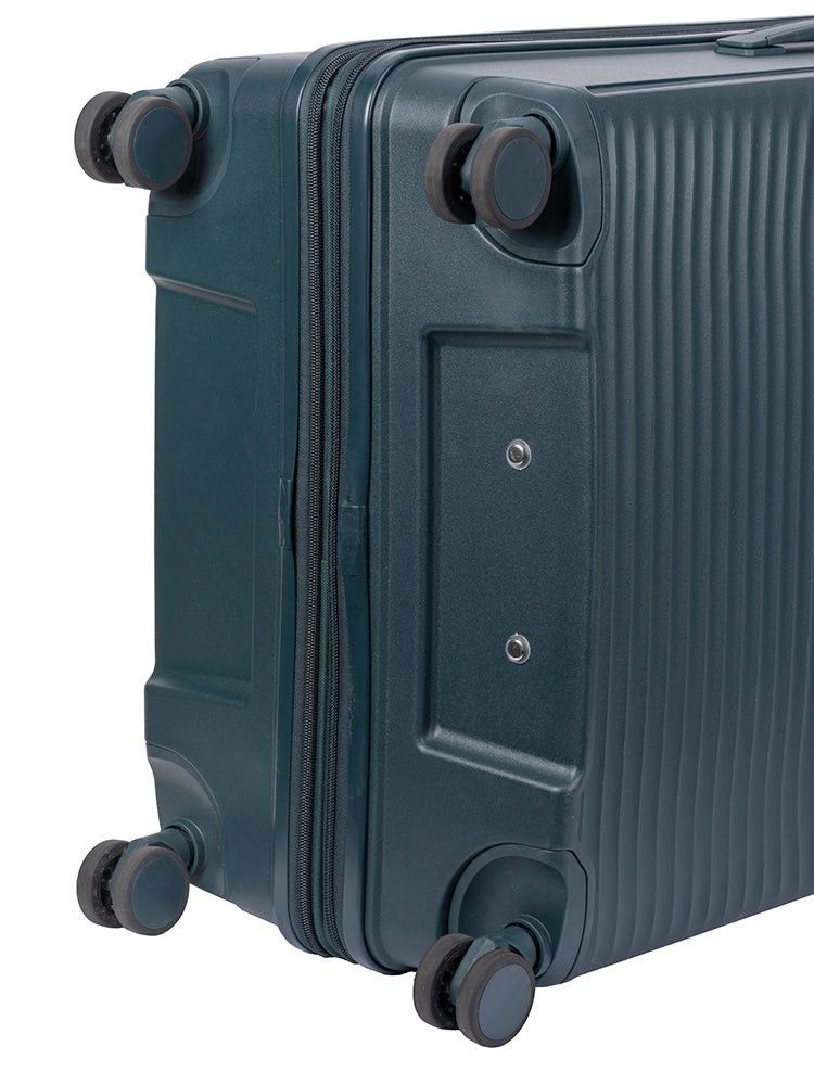 Cellini Sonic 4-Wheel Trolley Case Dark Green.