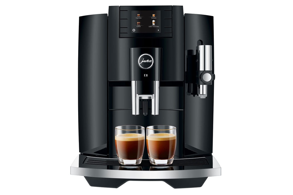 Jura COFFEE MACHINE Jura E8 Automatic One Touch 1450W Bean To Cup Cappuccino Machine (7269536301145)