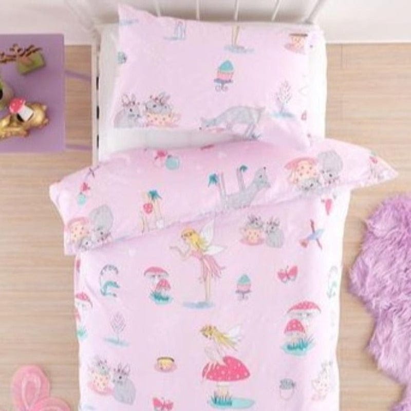 Linen House Duvet Cover Single Linen House Fairy Tea Party Duvet Cover Set (4673213890649)