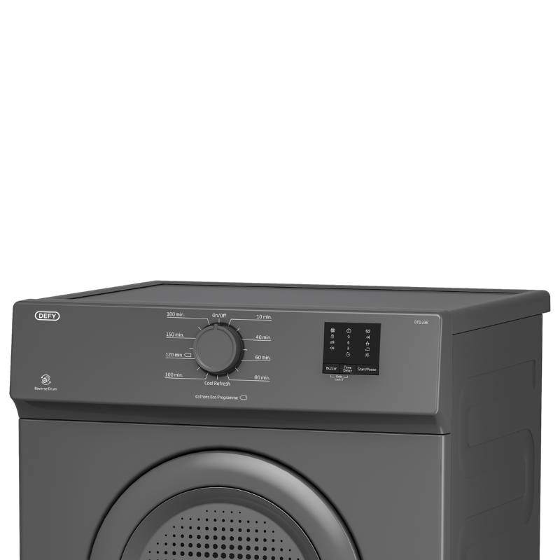 Defy 6kg Grey Air Vented Dryer - DTD236