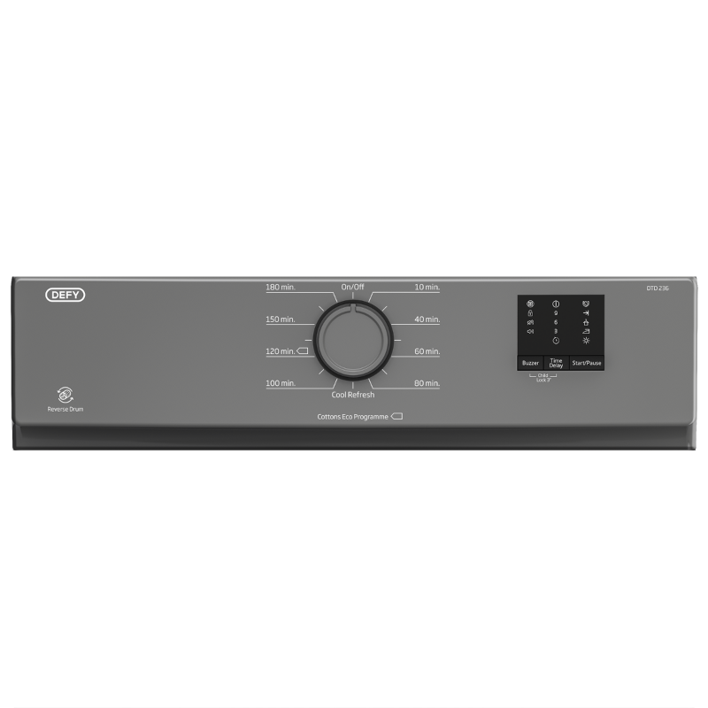 Defy 6kg Grey Air Vented Dryer - DTD236
