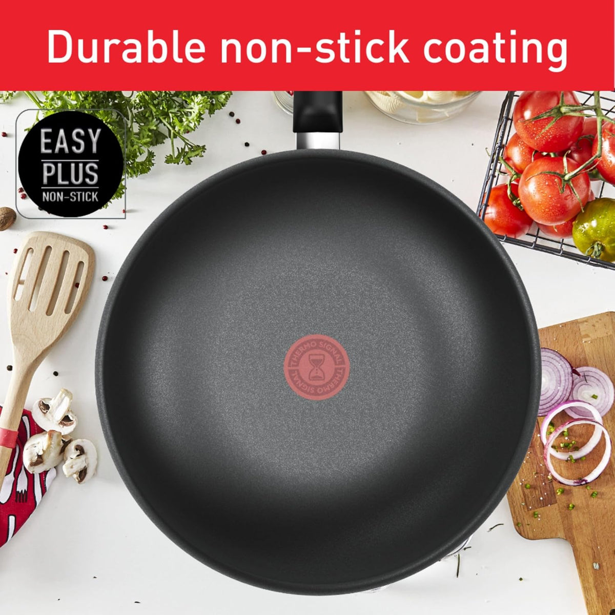 Tefal Access G6 Aluminum Non-Stick Wok Pan 28 cm B4451902